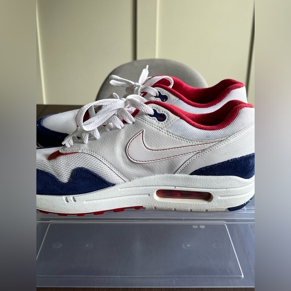 Nike Air Max 1 Red White and Blue Mens size 9 - Picture 8 of 8